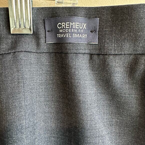 Daniel Cremieux Tobin Modern Fit Travel Smart Dress Pants Blue 44 - Picture 4 of 13